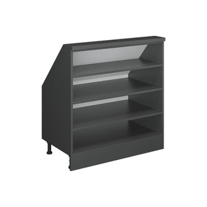 Vicco Mobile sottotetto Antracite 80 x 81.6 cm con 4 scomparti