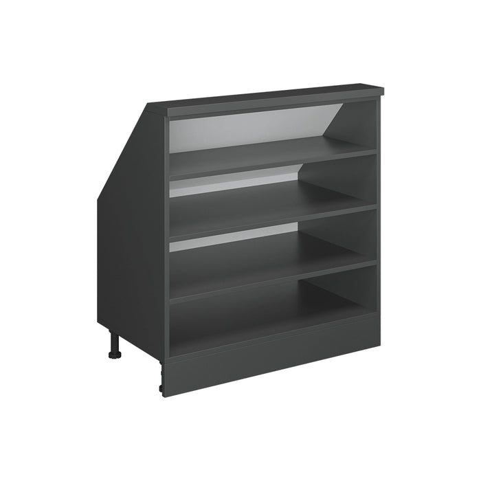 Vicco Mobile sottotetto Antracite 80 x 81.6 cm con 4 scomparti