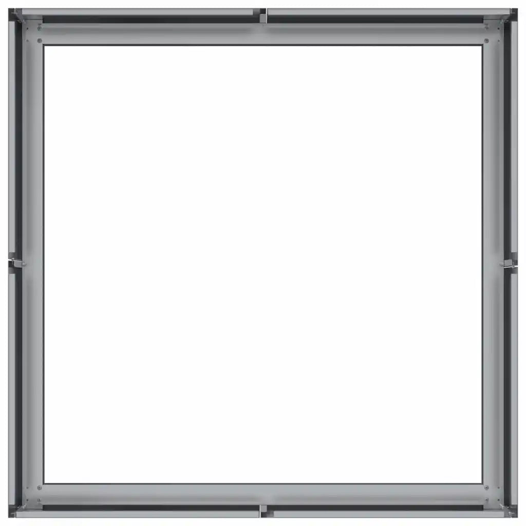 Fioriera 80x80x30 cm in Acciaio Zincato