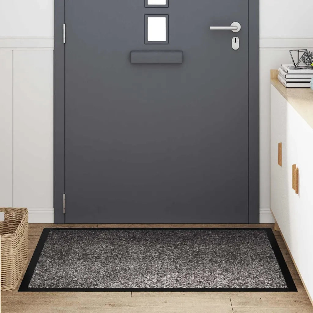 Zerbino | Tappetino Grigio chiaro 60 x 40 x 1.2 cm Tessuto Teddy