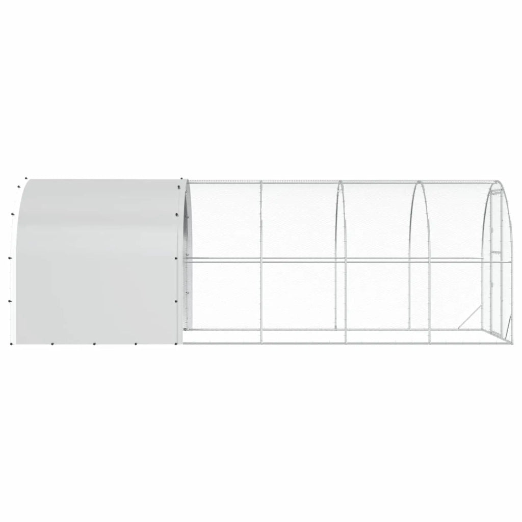 Pollaio Argento 600 x 200 x 200 cm Acciaio zincato 3434682