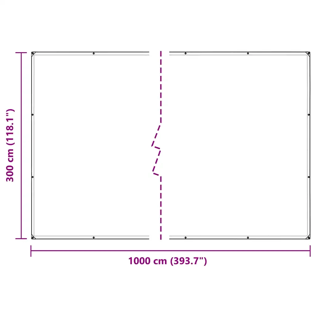 Copertura per Piante con Occhielli 3x10 m PVC 3308725