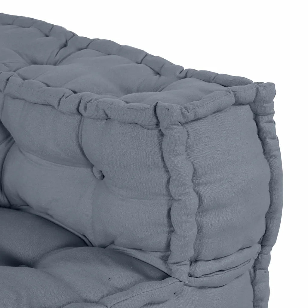 Unità di Divano Modulare 4 pcs Grigio Tessuto 3315094