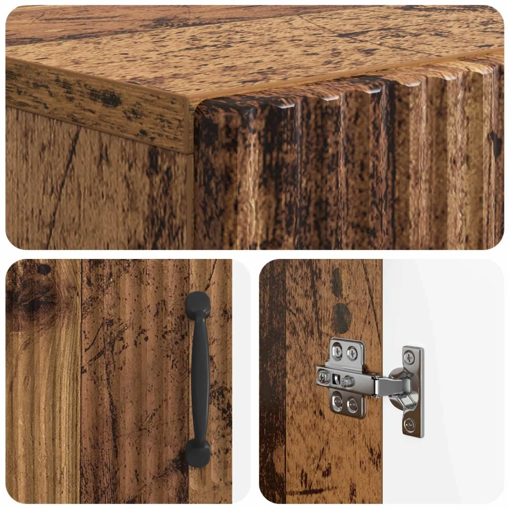 Mobile per scarpe HOORN 59,5 x 39,5 x 87 cm Legno antico 897313