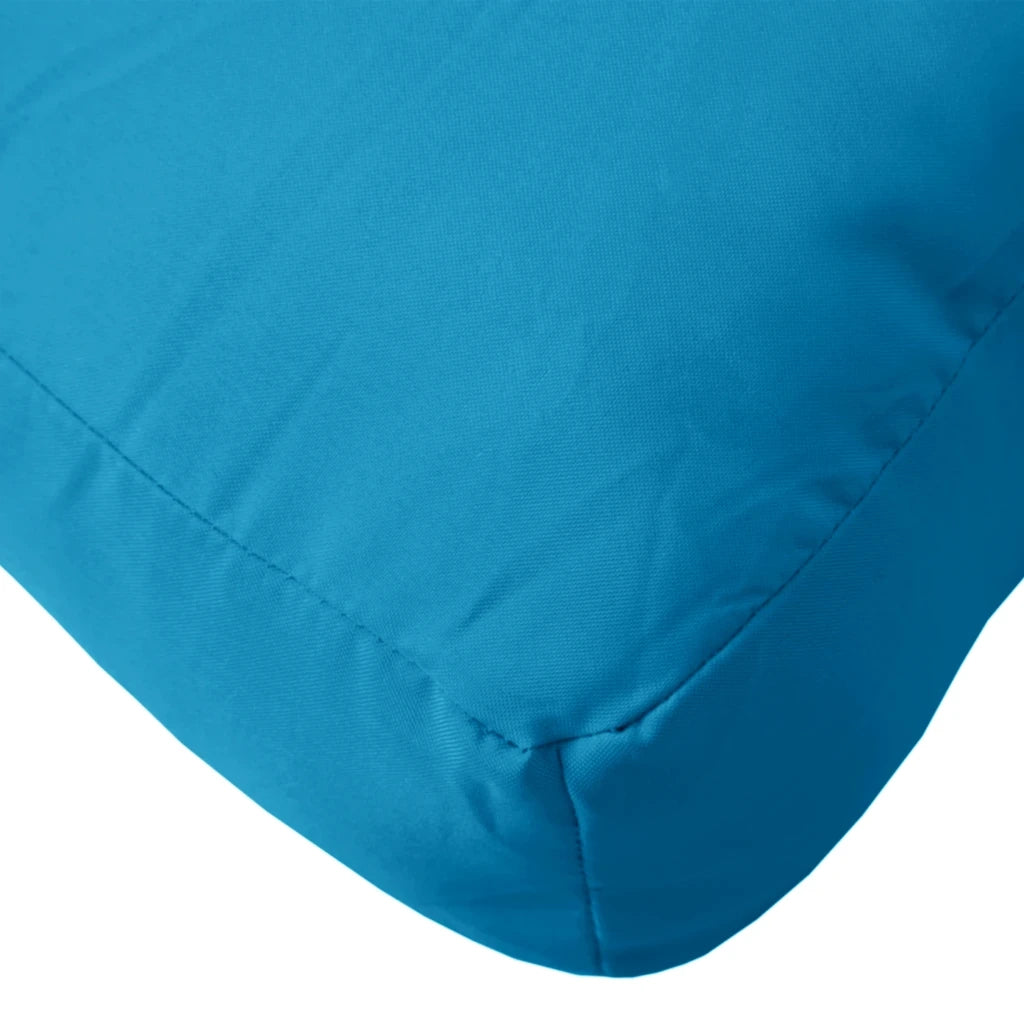 Cuscini per Pallet 3 pz | Cuscini per sedie Azzurro in Tessuto Oxford