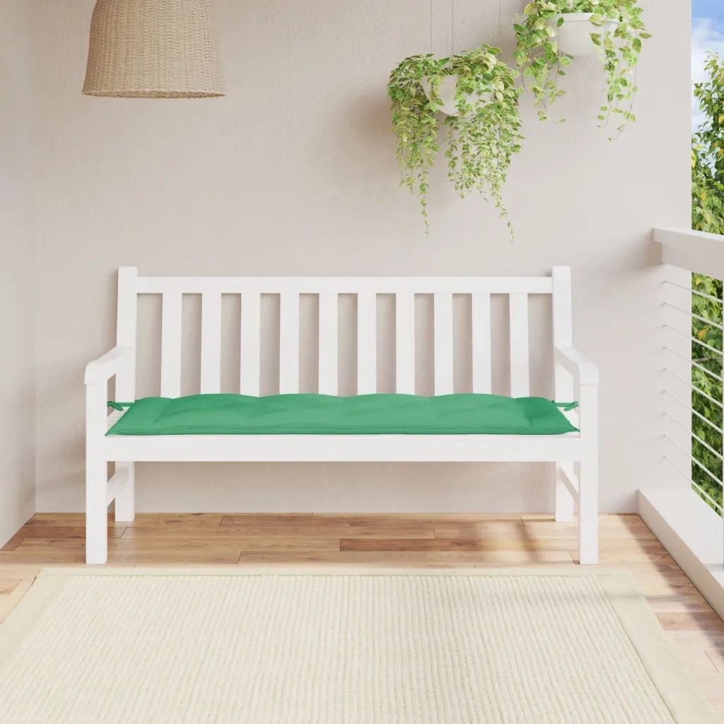 Cuscino per Panca | Cuscini per sedie Verde 150x50x7 cm in Tessuto Oxford