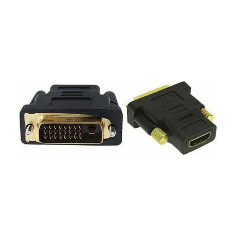 Trade Shop - Convertitore Adattatore Dvi-d Maschio A Hdmi Femmina Per Monitor Immagini Q-c30 -