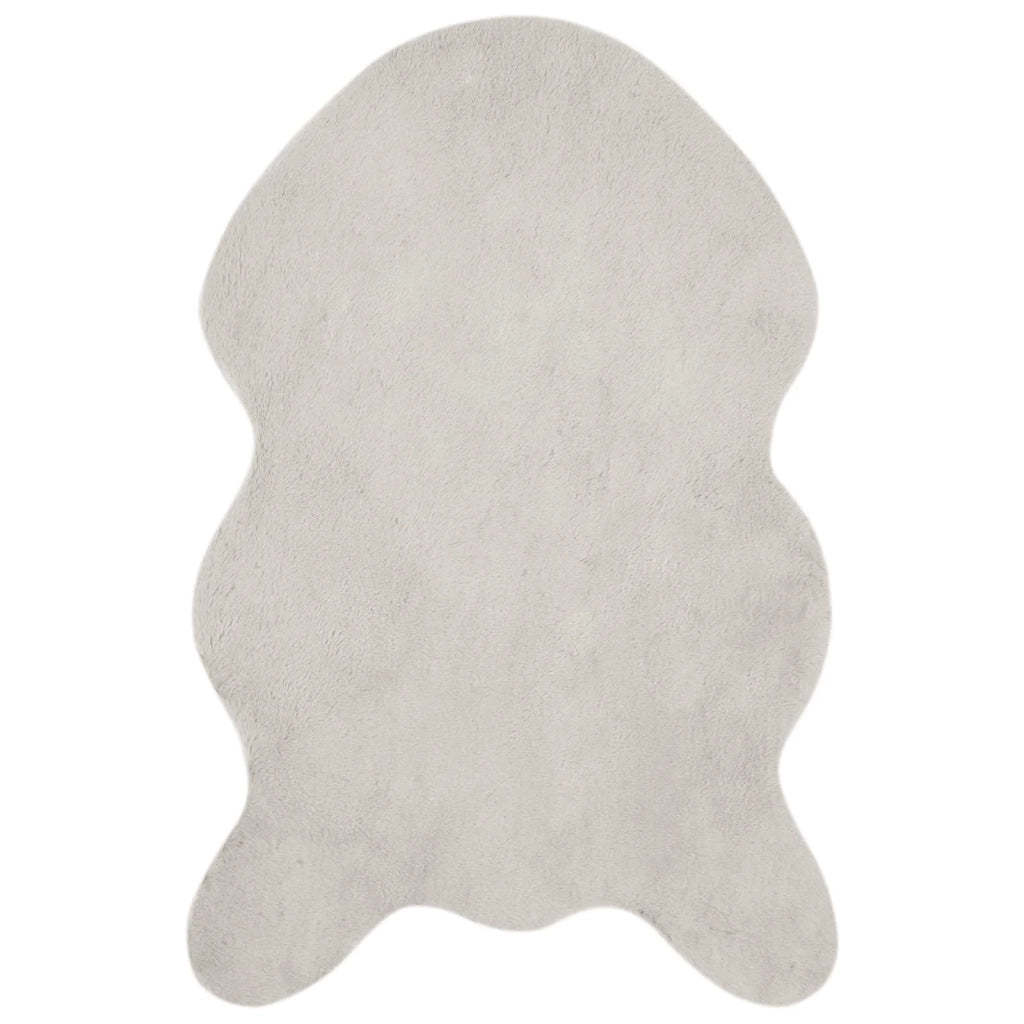 Tappeto antiscivolo in sintetica di coniglio OLITE Beige 42021652