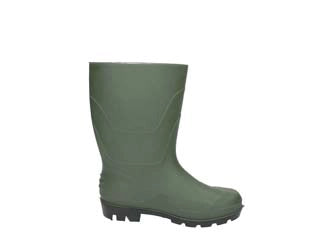 STIVALI  A TRONCHETTO IN PVC VERDE- - nÂ°43 - 1 paio EXCEL