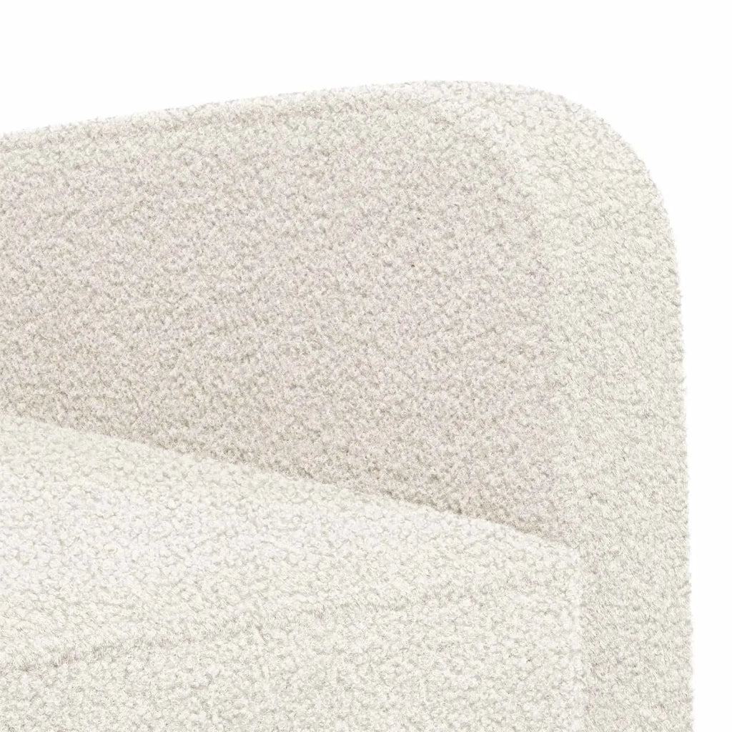 Poltrona Crema Pelliccia sintetica di agnello 42043407