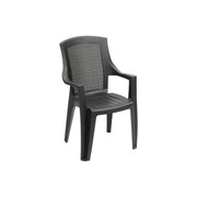 Masainass, Sedia da Esterno una Sedia Made in Italy, Grigio Antracite