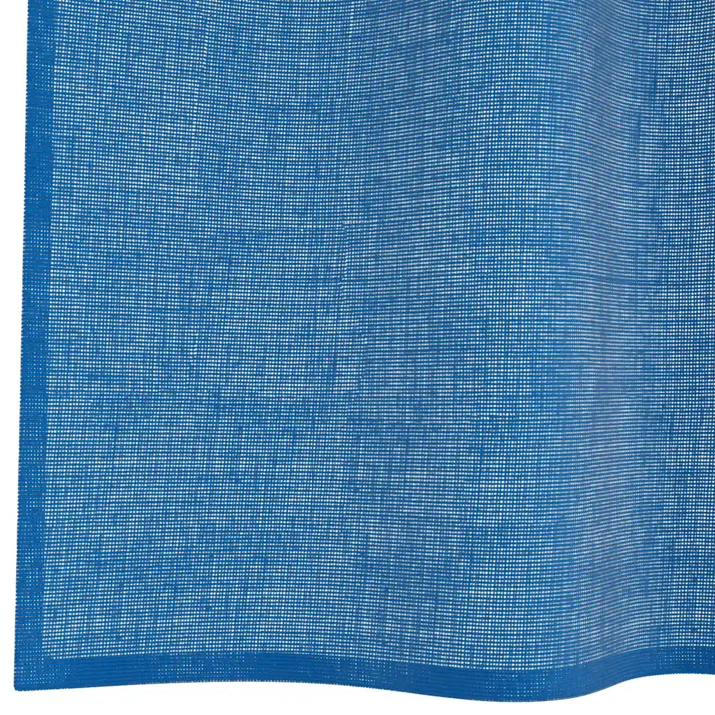 Tende in Voile con Occhielli 2 pz Blu Reale 4102116