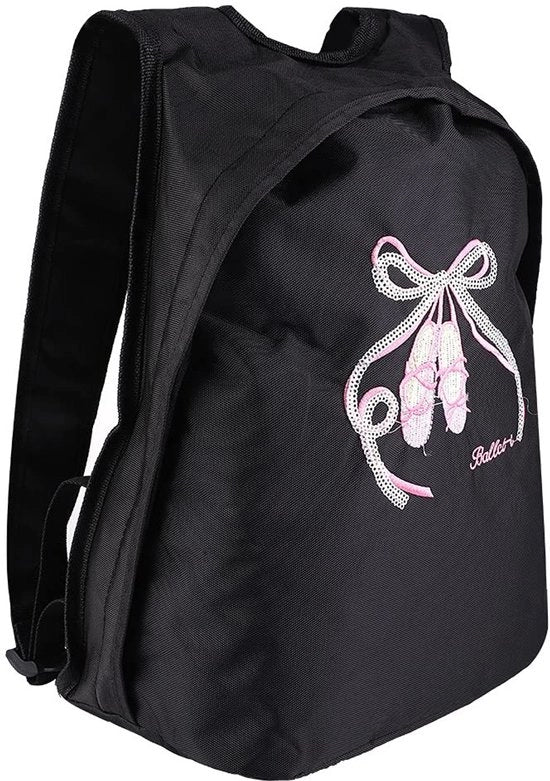 Borsa da ballo per ragazze scuola zaino studente - Nero