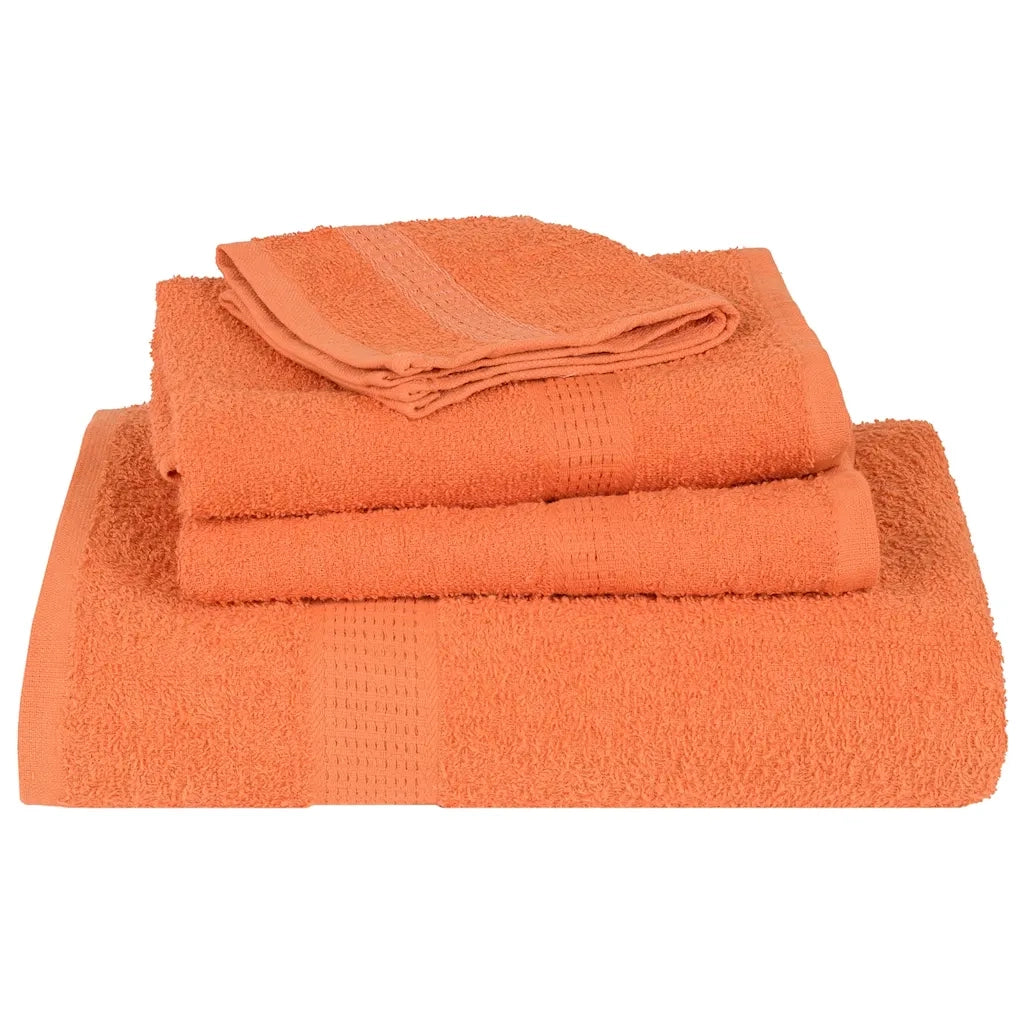 Asciugamani FROGN 4 pz Arancione 100x200 cm 360 g/m² 136915