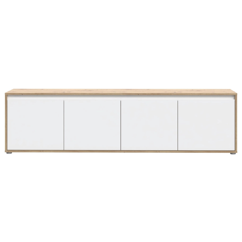 Mobile porta TV SKELPE SXPT142-M961 bianco+rovere