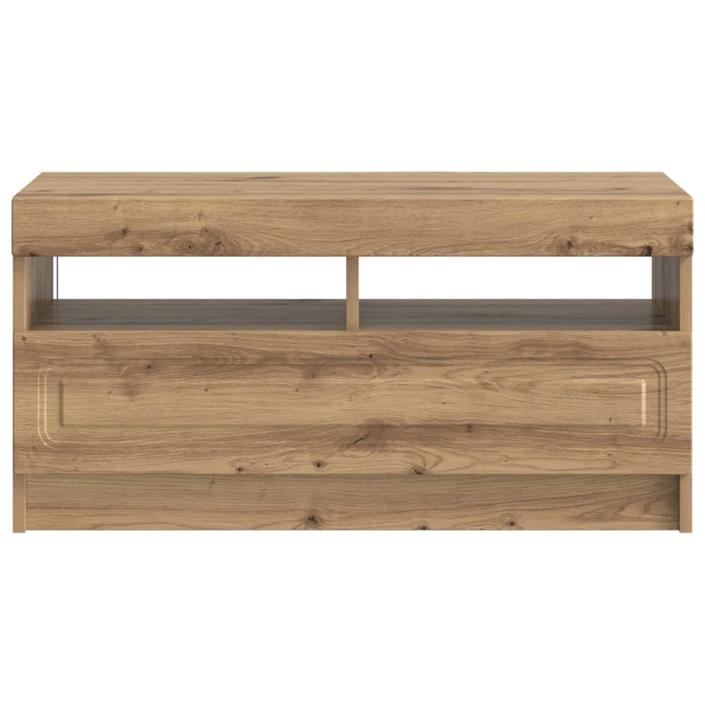 Mobile TV LED Rovere Artigianale Legno ingegnerizzato 897884
