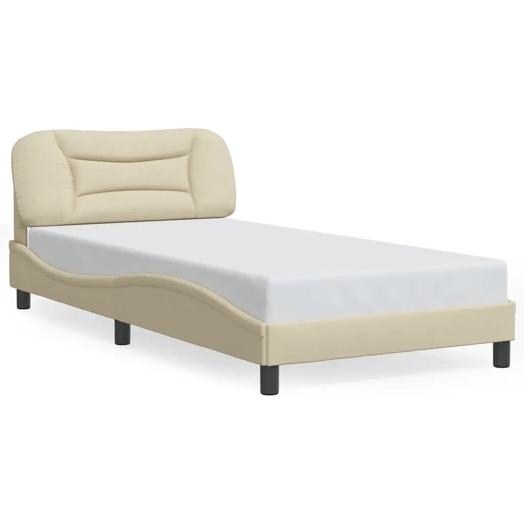 Giroletto senza Materasso Hvar Crema 100x200 cm in Tessuto