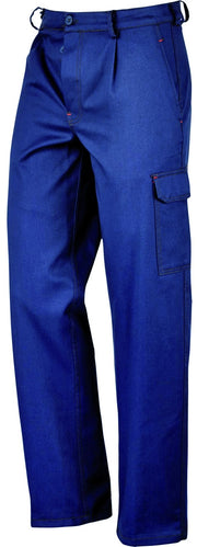 PANTALONE 100% COTONE CARGO Col. Blu  Tg. 46