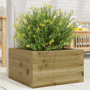 Fioriera da Giardino 40x40x23 cm in Legno di Pino Impregnato 847182