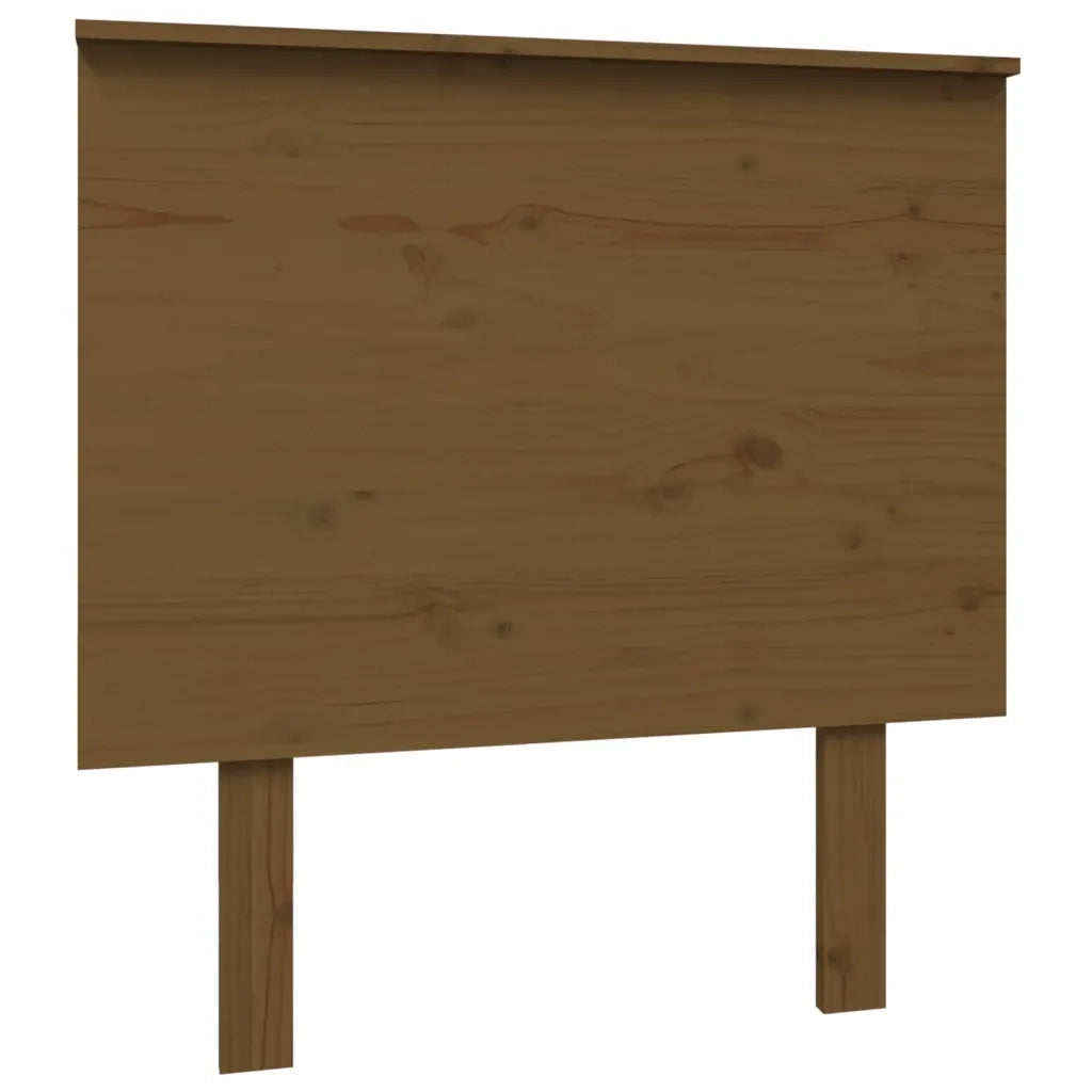 Testiera per Letto ambra 79x6x82,5 cm in Legno Massello di Pino 819148
