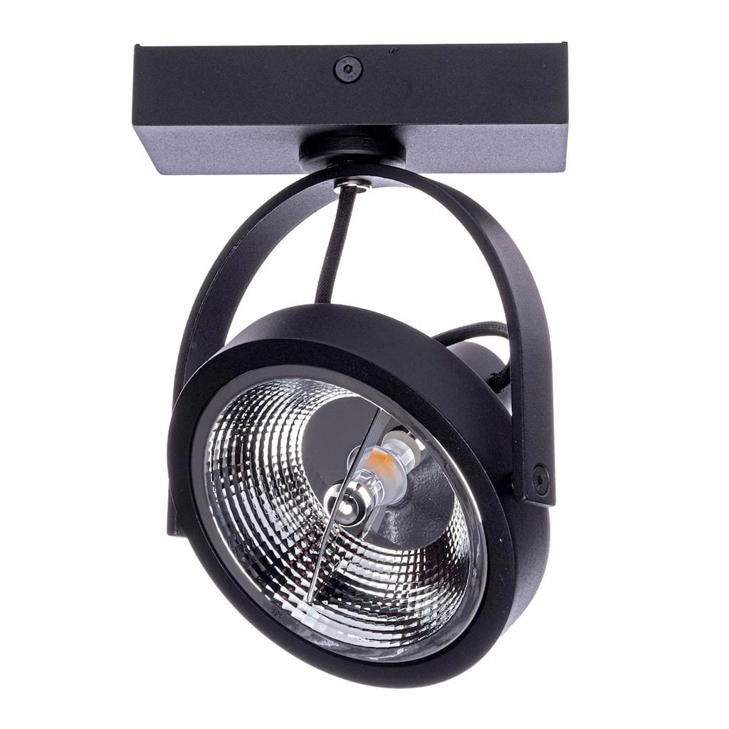 Faretto da soffitto Milagro LUGAR nero GU10 35W orientabile