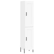 Credenza | Madia | Buffet da pranzo | Armadio da pranzo Bianca 34,5x34x180 cm in Legno Multistrato