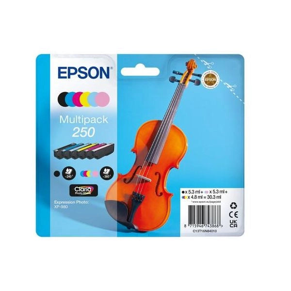 Multipack 6-colours 250 ink - c13t16n84010