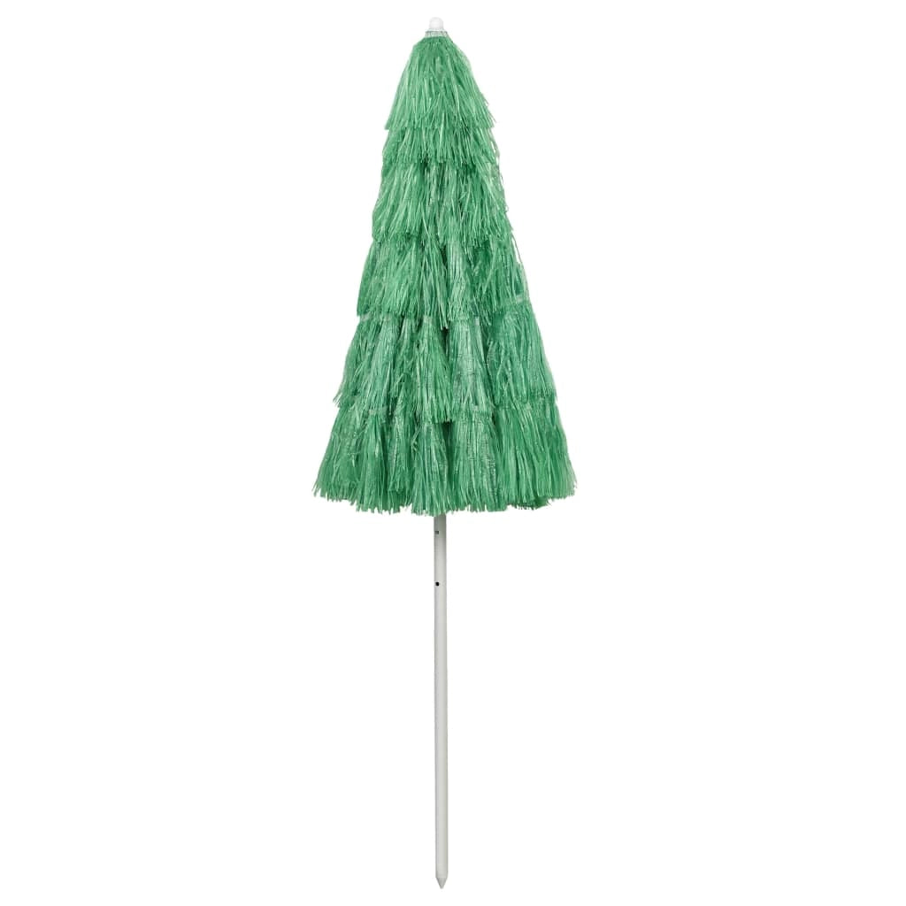 Ombrellone da spiaggia hawaiano 240 cm verde 02_0008392