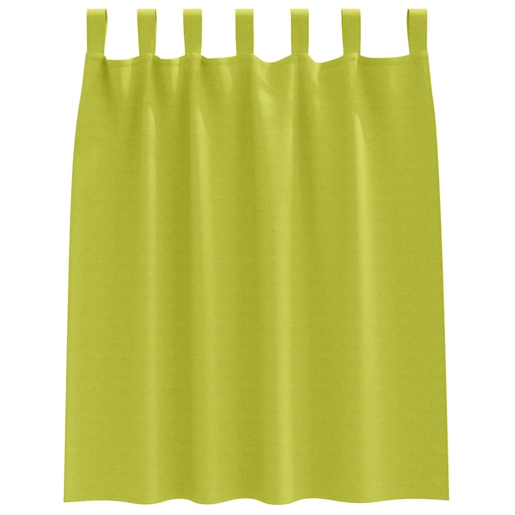 Tende Blackout con Anelli 2 pcs Verde 140 x 140 cm Poliestere 4107608