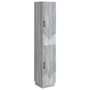 Set di armadi 2 pcs Sonoma grigio Legno ingegnerizzato 3416796