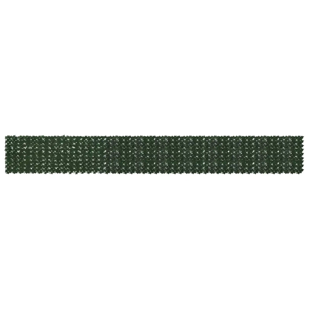Schermo per balcone con foglie Verde Scuro 600 x 75 cm