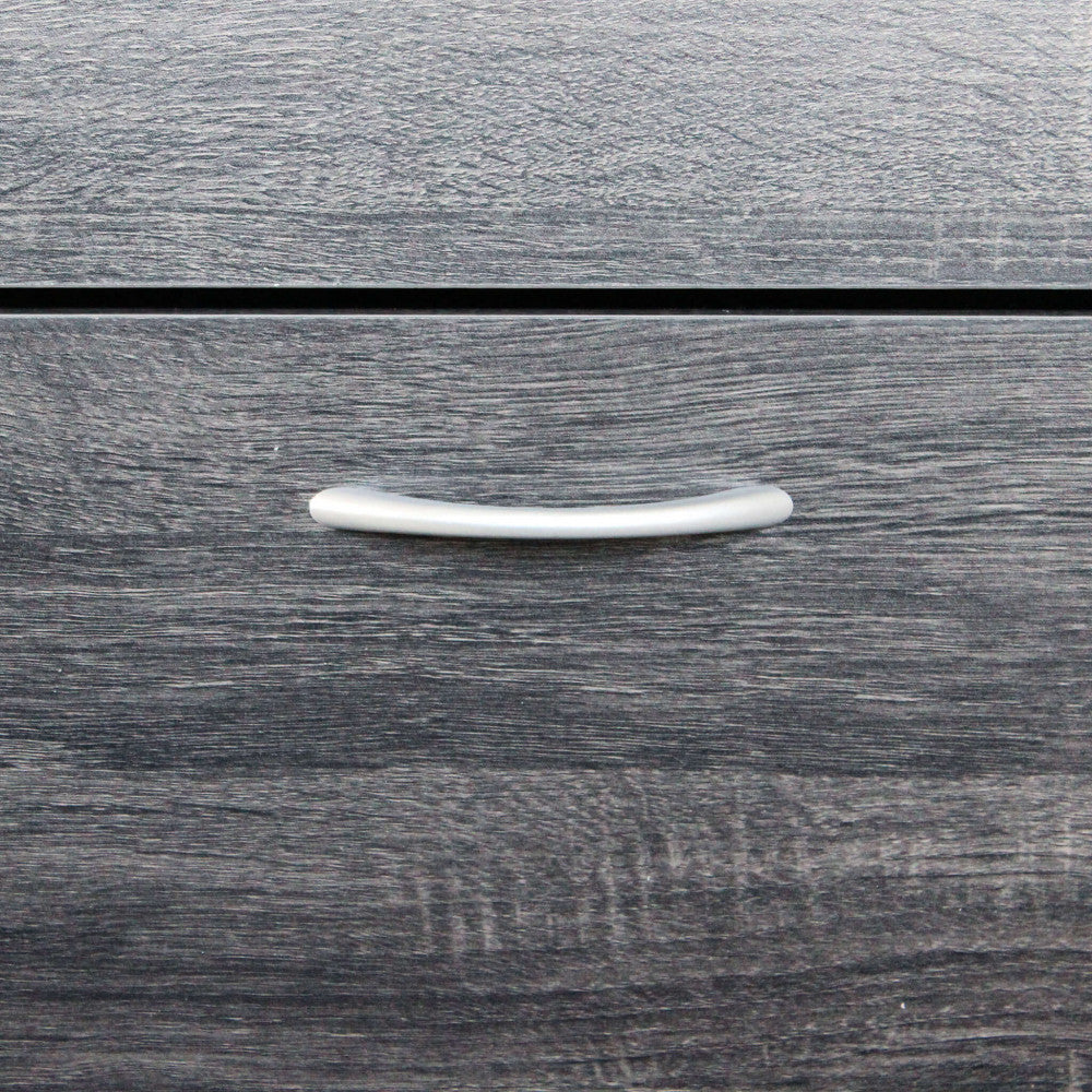 Scarpiera Sally 60x24x80 h cm in Legno Grigio Scuro