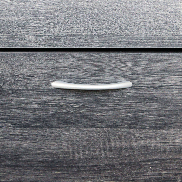 Scarpiera Sally 60x24x80 h cm in Legno Grigio Scuro