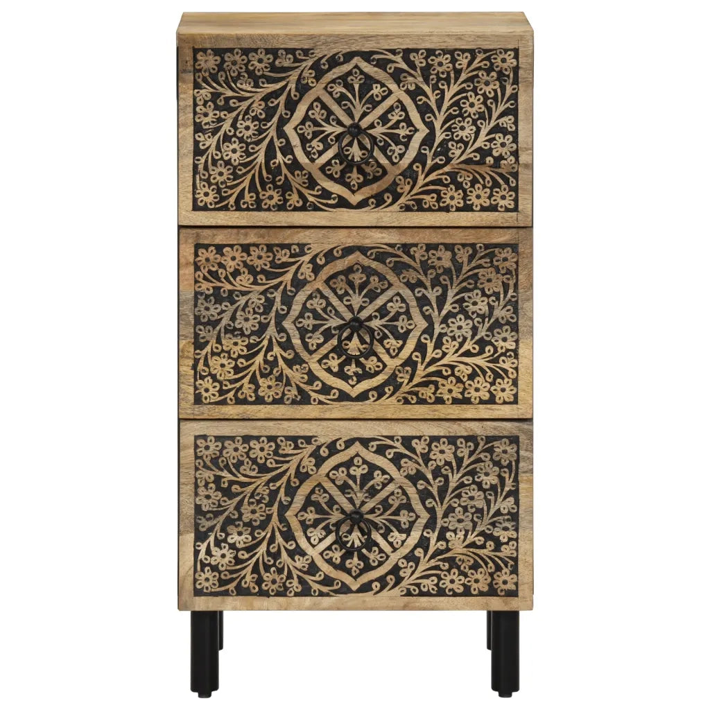 Credenza-Buffet-Armadio da cucina 40x33x75 cm in Legno Massello di Mango 633322