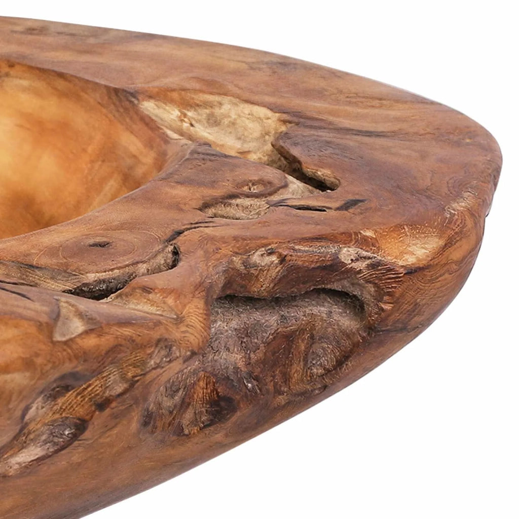 Portafrutta JEPARA Ø 40 cm Legno di teak massello Rotondo 42010336