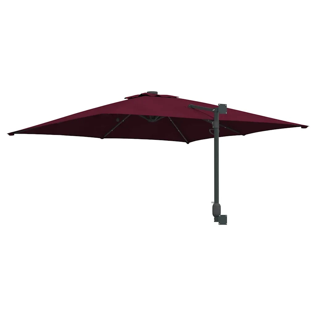 Ombrello da giardino Rosso Bordeaux 248,5 x 247,5 x 160 cm 42003255
