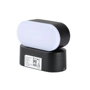 Faro applique a led da estreno 6W Wall Light Black Body Body IP65 MOVABLE 3000K
