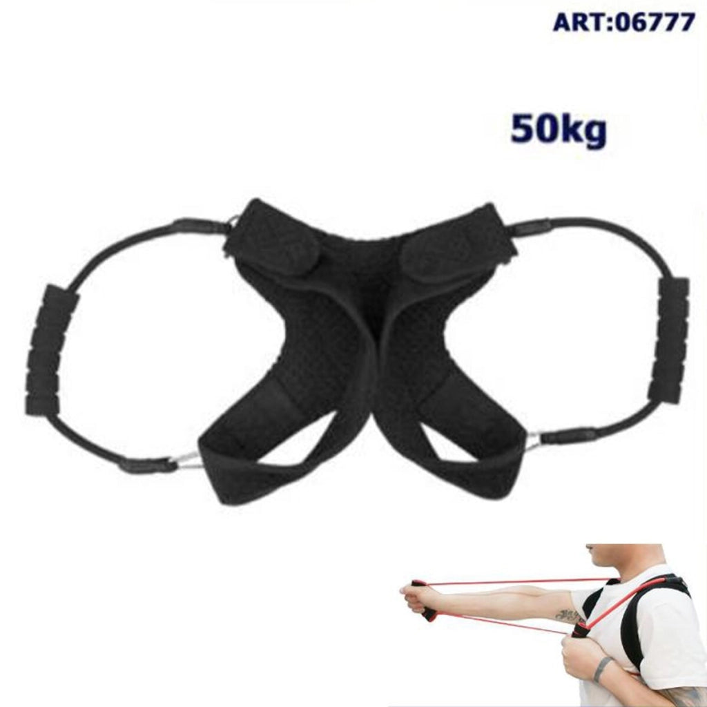 BANDA DI RESISTENZA ELASTICA SUPPORTO SCHIENA CORDA Workout PILATES YOGA 50KG*