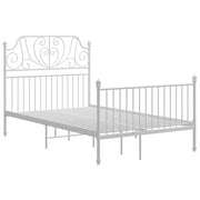Giroletto-Struttura Letto Bianco in Metallo 120x200 cm 160442