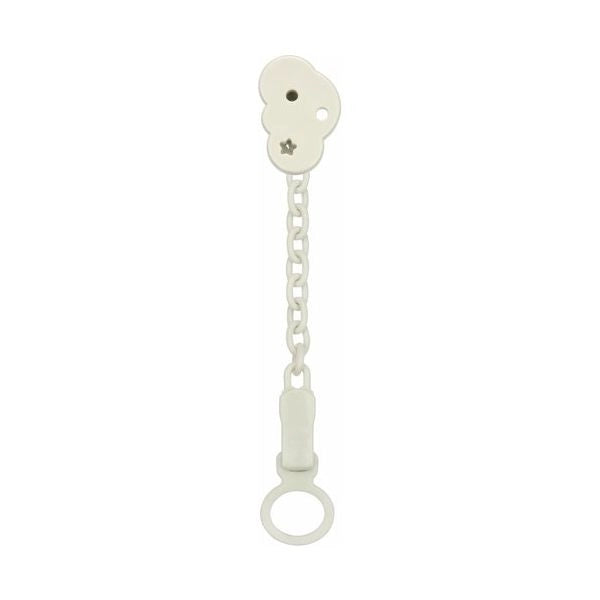 Porta succhietto chicco 00040852200000 easy clip con catenella grigio