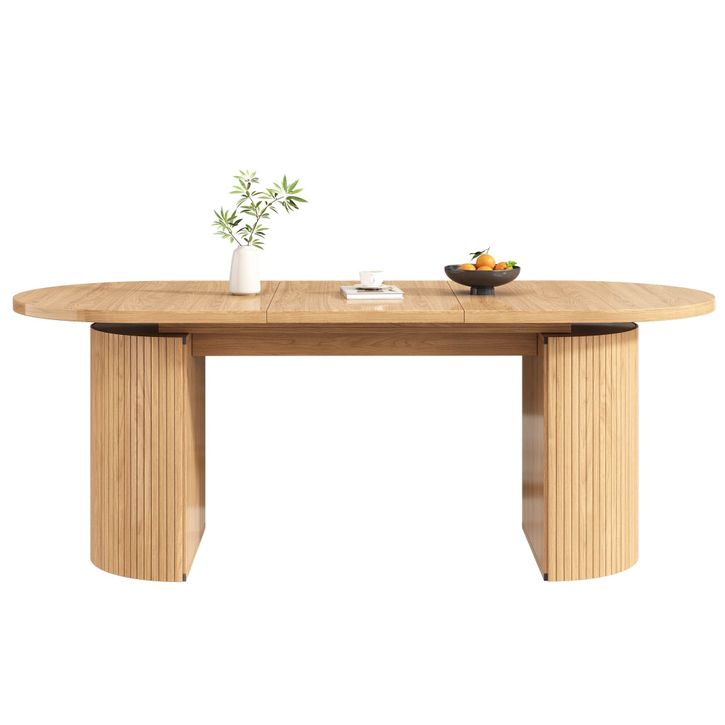 Tavolo da pranzo allungabile con vano nascosto; 4 modalità; per cucina e soggiorno; 160 × 80 × 76 cm