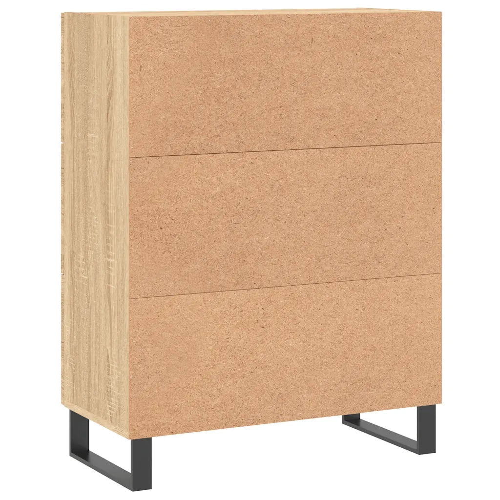 Credenza Rovere Sonoma 69,5x34x90 cm in Legno Multistrato 830287
