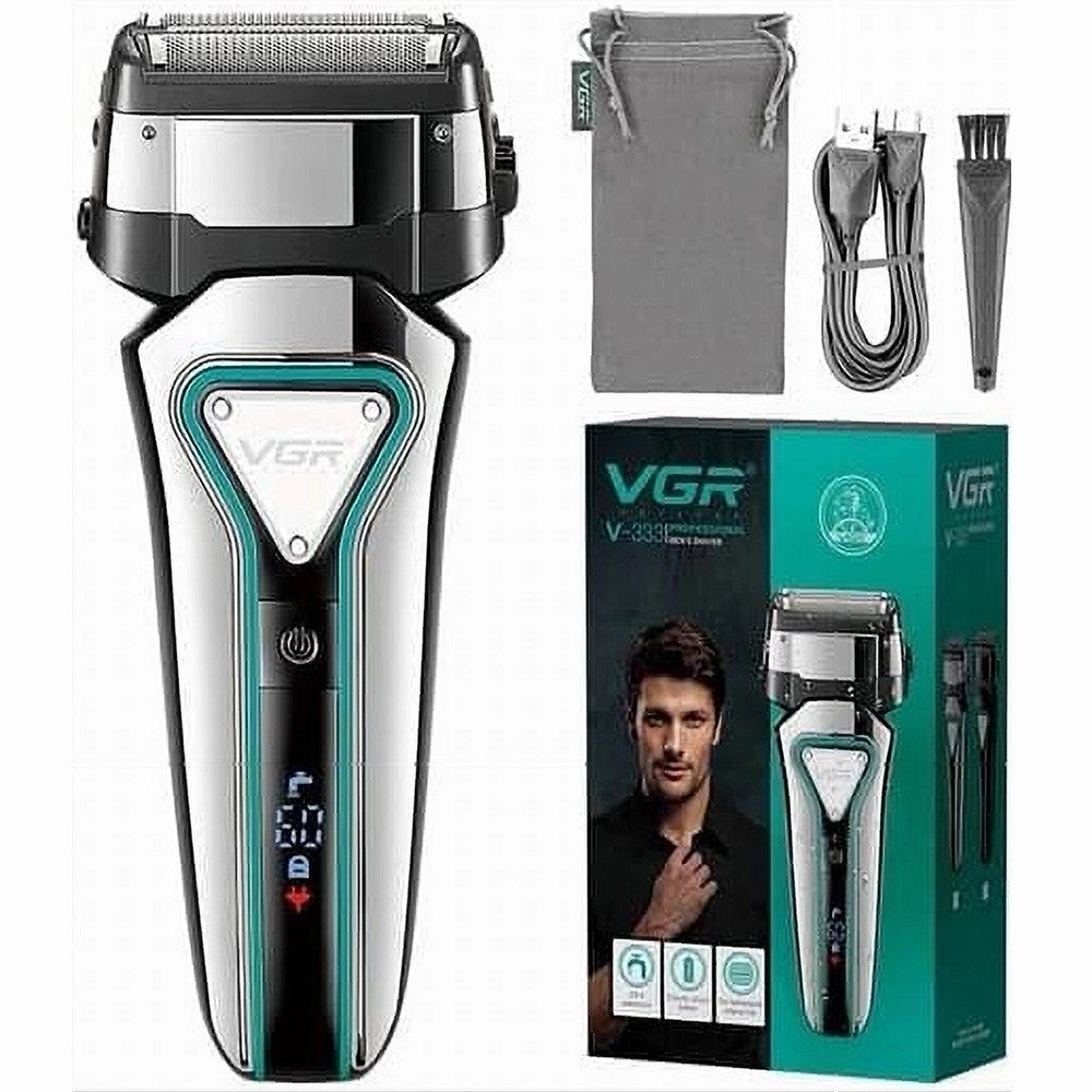 Trade Shop - Vgr V-333 Foil Shaver Rasoio Professionale Barber Trimmer Rasatura Zero - Silver