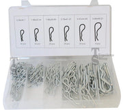 SET DI COPPIGLIE PERNI FERMI DI SICUREZZA VARIE MISURE 150 PEZZI IN BOX 150 pz