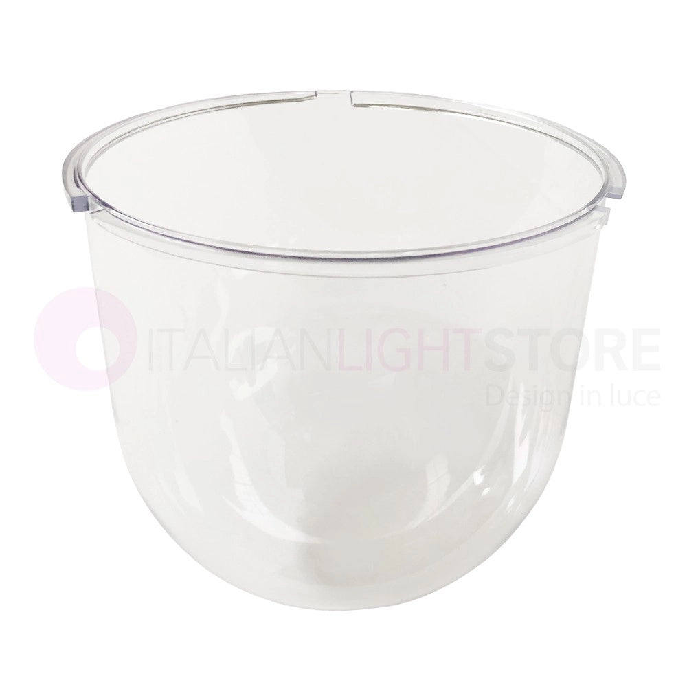 DIONE Diffusore Policarbonato Trasparente d. 15,5 Ricambio R7380DT GARDENLIGHT