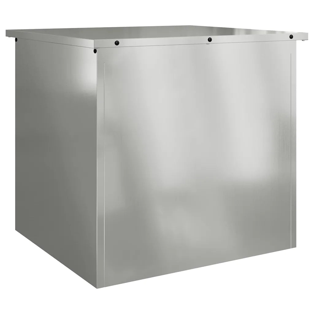 Scatola di Stoccaggio Esterno Argento 55 x 50,5 x 50 cm Acciaio CFW5707711