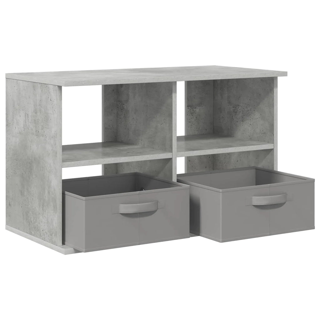 Supporto TV con cassetto Grigio cemento 79 x 40 x 48 cm 8000463