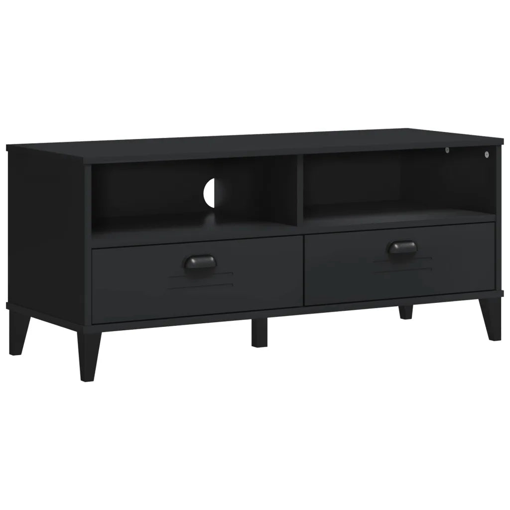 Scarpiera VIKEN Nera in Legno Multistrato 374930