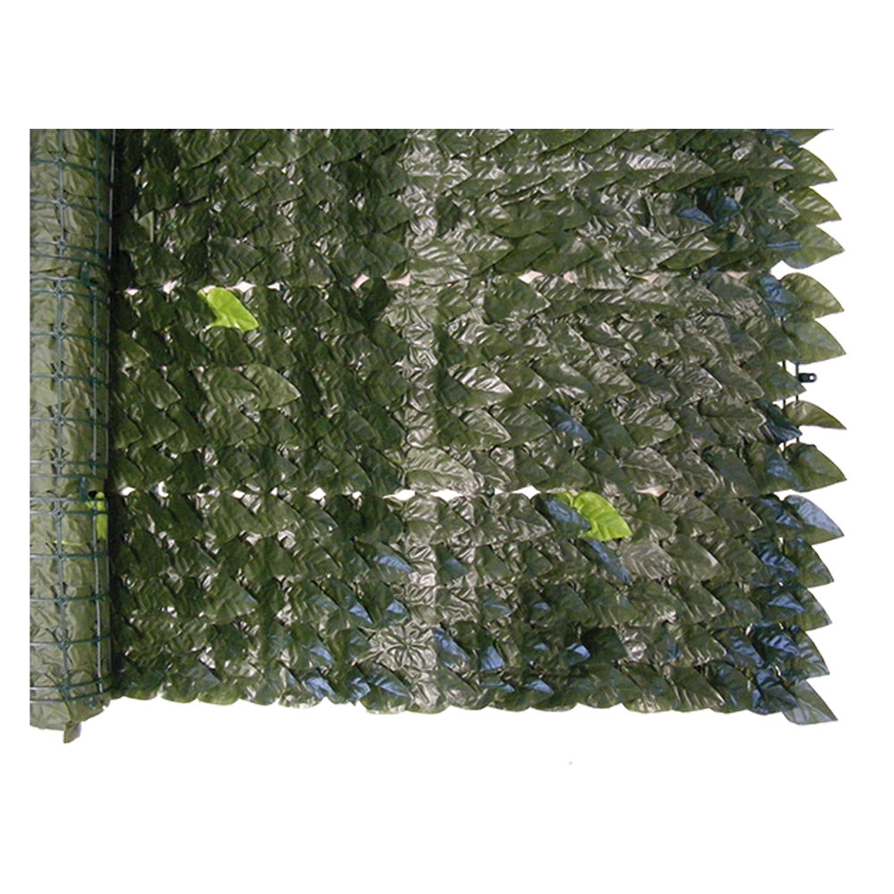 SIEPE ARTIFICIALE 'FOGLIE DI LAURO' mt 1 x 3  - LIF