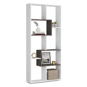 Biblioteca Arconnor, Libreria 6 Ripiani, 80x25x180h cm Bianco